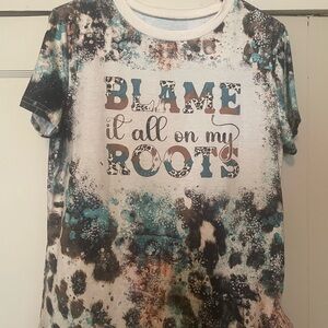 Women’s Graphic Tee with Colorful Print